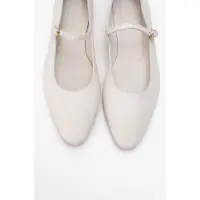 Forever & Always Lara Leder Mary Jane Flache Schuhe