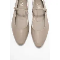 Forever & Always Lara Leder Mary Jane Flache Schuhe