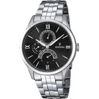 Festina Herren-Armbanduhr Retrograde Analog Quarz Edelstahl silber UF16822/4