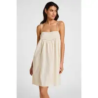 Hunkemoller Slipdress Embroidery Weiß