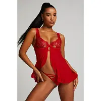 Hunkemoller Babydoll Seraphina Rot