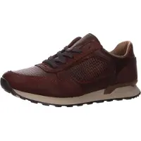 Rieker Schnürhalbschuhe bequem in rot, Gr. 47