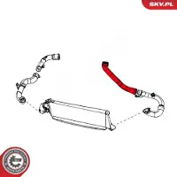 ESEN SKV Ladeluftschlauch 24skv990 für JEEP