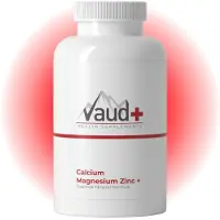Vaud Calcium Magnesium Zinc | Zink Tabletten Mineralstoff Komplex hochdosiert 90 St Kapseln