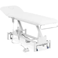 Helloshop26 Professioneller Massagetisch Metallrahmen PU-Beschichtung Weiß 14_0003631