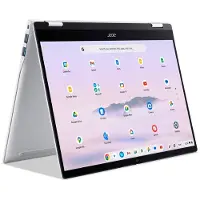 Acer Chromebook Plus Spin 514, CP514-5HN, Laptop/Ultrabook, ChromeOS, 14" WQXGA+ Touchscreen, MediaTek Kompanio Ultra 910, 12 GB RAM, 256 GB SSD, Silber