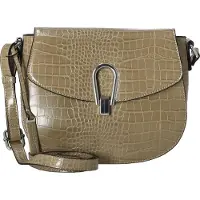 PICARD Croco - Handtasche 24 cm Synthetik (cactus)