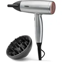 BaByliss Cosmos D580DE, Gleichstrom, Satinierter Stahl, Hängeschlaufe, 1,95 m, Tasten, China