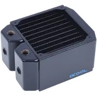 Alphacool NexXxoS Monsta, Schwarz, Radiator-Block, Luft, Messing, Kupfer, Stahl, 124 mm, 160 mm