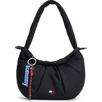 Tommy Hilfiger Handtasche Tjw Icon Charms Shoulder Bag AW0AW18780 Schwarz