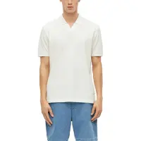 s.Oliver Herren Polo-Shirt – Regular Fit, Jacquard-Struktur, Kurzarm