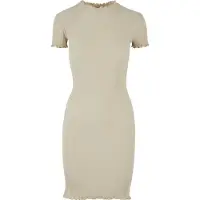 Urban Classics A-Linien-Kleid "Damen Ladies Rib Tee Dress" 1 Stk. tlg.