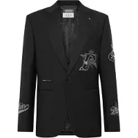 Philipp Plein Straight Regular Fit Blazer Beers Patches