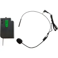 Audio Design Funksender W/L BP 660 mit Kopfmikrofon, 3,5 mm Klinke und 660 MHz Frequenz