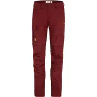 Fjällräven Hose Karla Pro Zip off Trousers Women Bordeaux Red-Größe 38