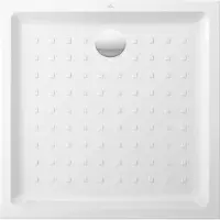 Villeroy & Boch V&B Duschwanne O.NOVO Quadrat, 900x900x60mm, extraflach we