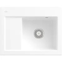 Villeroy & Boch Keramikspüle 331301KG, Subway 45 Compact Einbauspüle - inkl.