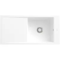 Villeroy & Boch Keramikspüle 67901FR1, Timeline 60 flat Flächenbündige Spüle - inkl.