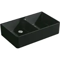 Villeroy & Boch VB Spülstein 90 X Spülstein Doppelbecken 639000 900x550mm StoneWhite CeramicPlus