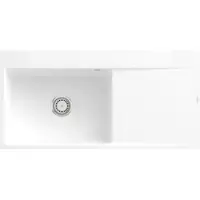 Villeroy & Boch Keramikspüle 33621FKG, Subway Style 60 Flat Flächenbündige Spüle - inkl.