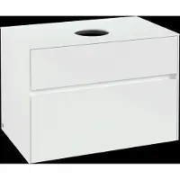 Villeroy & Boch V&B Waschtischunterschrank Collaro 80x54,8x50cm, WT mittig, Glossy White