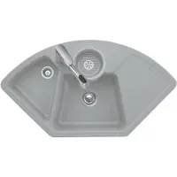Villeroy & Boch 670800RW Eck-SP Solo Eck 1075x600mm Spülbecken