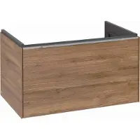 Villeroy & Boch V&B Waschtischunterschrank Subway 3.0 77,2x42,9x47,8cm, m LE/Gr Alu gl, Kan Oa