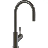 Villeroy & Boch YB5 Umbrella Flex Hochdruck Einhand-Spültischbatterie in Edelstahl Anthracite