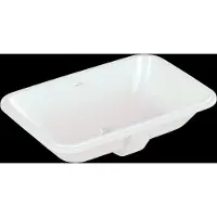 Villeroy & Boch V&B Unterbauwaschbecken Architectura 57x37cm, eckig, mit Überlauf, weiß