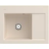 Villeroy & Boch Keramikspüle 331201FU, Subway 45 Compact Einbauspüle - inkl.