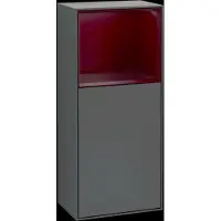 Villeroy & Boch V&B Seitenschrank Finion 41,8x93,6cm, r, Reg ob Peo m, Anthrac. m