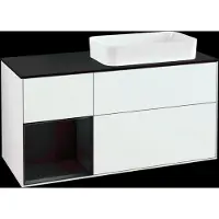 Villeroy & Boch V&B Waschtischunterschrank Finion 120cm, Pl b m, Rg l b m Lac, glo wh. Lac
