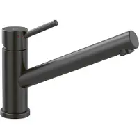 Villeroy & Boch V&B Spültisch-Einhebelmischer Como 15,3 l/m., flex. Schlauch, ES anthracite