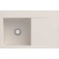 Villeroy & Boch Keramikspüle 33481FKR, Subway Style 45 Flat Einbauspüle - inkl.