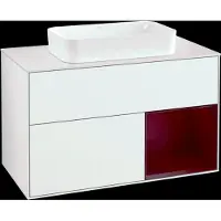 Villeroy & Boch V&B Waschtischunterschrank FINION 1000x603x501mm m Apl. Gl wh ma Regalelem