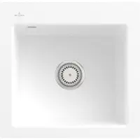 Villeroy & Boch Keramikspüle 33151FRW, Subway 50 S flat Flächenbündige Spüle - inkl.