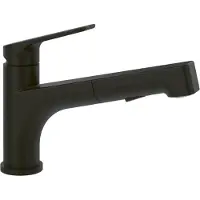 Villeroy & Boch V&B Spültisch-Einhebelmischer Junis Shower schwenkbarer Strahlregler, matt Black