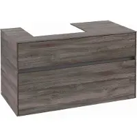 Villeroy & Boch V&B Waschtischunterschrank Collaro 100x54,8x50cm, WT links, stone oak