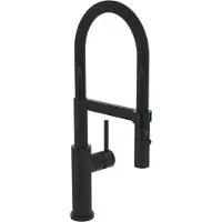 Villeroy & Boch V&B Spültisch-Einhebelmischer Steel Expert 2.0 matt Black, schwenkbarer Strahlregler