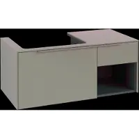Villeroy & Boch V&B Waschtischunterschrank Beck. li Subway 3.0 100,1x42,25x51,6cm, o LE/Gr monochr, Tau