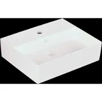 Villeroy & Boch VB Memento 2.0 Waschtisch 4A225L 500x420mm Eckig Stone White CeramicPlus