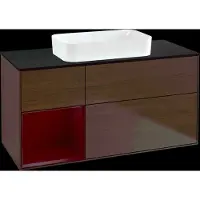 Villeroy & Boch V&B Waschtischunterschrank FINION 1200x603x501mm m Apl. Gl bl ma Regalelem