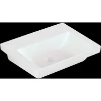 Villeroy & Boch V&B Waschtisch Subway 3.0 55x44cm, eck., o. HL/o ÜL, weiß C-plus