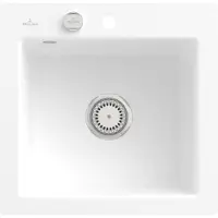 Villeroy & Boch Keramikspüle 33152FRW, Subway 50 S flat Flächenbündige Spüle - inkl.