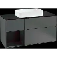 Villeroy & Boch V&B Waschtischunterschrank FINION 1200x603x501 Abdpl bl Reg bl ma/anth ma