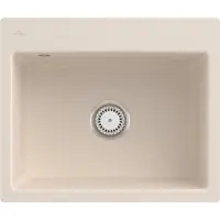Villeroy & Boch V&B Einbauspüle SUBWAY 60 S FLAT 565x475mm Handbet ivory