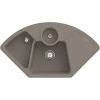 Villeroy & Boch V&B Eckspüle SOLO ECK 1075x600mm Handbet timber