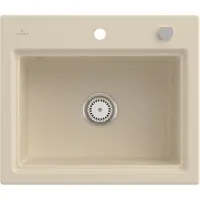 Villeroy & Boch V&B Spüle Subway Style 60S Abl., m Exzenter + Gitter, ivory C-plus
