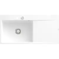 Villeroy & Boch Keramikspüle 33622FR1, Subway Style 60 Flat Flächenbündige Spüle