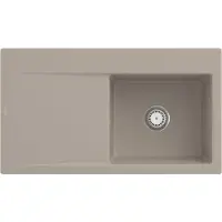 Villeroy & Boch V&B Spüle Subway Style 50 re, m Abl.garn, Hand., Alm. CeramicPlus